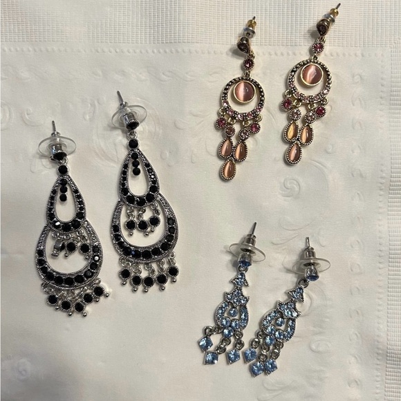 vintage 1928 Jewelry - Vintage 1928 Costume Jewerly- Dangle Earrings Set